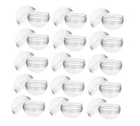 TOYANDONA 50 piezas Cápsulas Transparentes de Plástico para Máquina de Chicles Recargas Redondas Vacías Resistentes y Decorativas de Unidades para Juguetes y Dulces