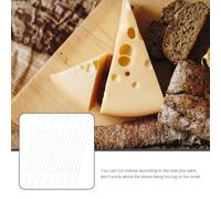 TOYANDONA 50 piezas Cortador de Queso con Alambre Inoxidable Repuesto para Cortadora de Mantequilla y Fiambre Accesorio Portátil para Cocina y Restaurante