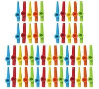 TOYANDONA 50 Piezas Kazoo Estuche Rígido con Espuma Niños Instrumentos Musicales Armónica Niños Instrumentos Niños Adukt