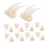 TOYANDONA 50 Piezas Parrot Fruit Feeder Fork Plastic Cage Mounted Skewers For Small Medium Birds Large Holder For Fruits Veggies Treats Easy To Clean and Secure Design