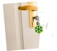 TOYANDONA 50 Piezas Reflective Snowflake Backpack Pendant Glow In The Dark Safety Keychain For School Bags Cyclists Outdoor Walks Portable Night Visibility Charm