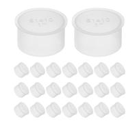 TOYANDONA 50 Unidades Cubierta para Orificio de Valla de Piscina, Plástico | Resistente a Rayos UV, Protege de Residuos, para Casquillos Estándar en Zona de Piscina