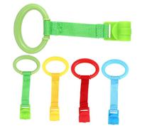 TOYANDONA 5piezas Anillo De Tiro Anillas Para Colgar La Cuna Ayuda Pequeños Sus Primeros Pasos La Cuna De Recién Nacidos