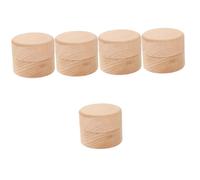 TOYANDONA 5piezas Caja De Recuerdos De Dientes De Madera Para Bebés Almacenamiento Versátil De Dientes y Joyas Diseño Atractivo y Duradero Para Bautizos y Cumpleaños