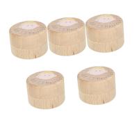 TOYANDONA 5piezas Caja De Recuerdos De Primer De Pelo Para Bebés Contenedor De Madera Para Almacenamiento De Cabello Infantil Para
