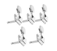TOYANDONA 5piezas Clavijas De Afinación De Guitarra Metálicas Semicerradas Para Guitarra Eléctrica y Acústica Ajuste De Cuerdas Izquierdas