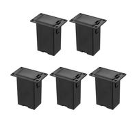 TOYANDONA 5piezas Estuche Portapilas para Batería de Guitarra Caja de Plástico para Batería Unidades Accesorio de Repuesto para Pastillas de Guitarra Acústica