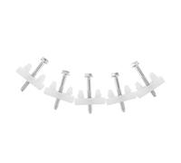 TOYANDONA 5piezas Kit Clips Sujetadores Altavoz Plástico con Tornillos Montaje para Auto Compatible Vehículo Accesorios Instalación Audio sin Daño Hardware Estéreo
