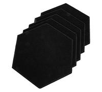 TOYANDONA 5piezas Paneles De Aislamiento Acústico De Poliéster Absorción De Sonido Para Estudio Sala De Ensayo y Cine Casa Material Ligero y Duradero Reducción De Ruido Moderada Adhesivo