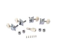 TOYANDONA 5piezas Pzas Clavijas Afinación Banjo Semicerradas Con Bushing Cuerpo Metálico Resistente Incluye Clavijas Izquierda Derecha Mejora Fijación y Sonido Cuerda