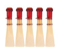 TOYANDONA 5piezas Silbato De Profesional Cañas De Repuesto Naturales Mediano Accesorios Para Instrumentos De Viento Para Principiantes y Músicos De Orquesta