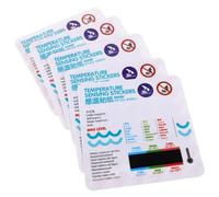 TOYANDONA 5piezas Termómetro Agua Termómetros Baño Calcomanía Bañera Adhesivo Lcd Monitor De Seguro