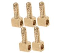 TOYANDONA 5piezas Tornillos De Ajuste De Rana De Arco De Metal Para Violín Violonchelo Accesorios De Repuesto De Tensión De Ajuste Del Arco