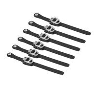 TOYANDONA 6 Correas Ajustables para Patines de Hockey con Hebilla Ligera, Kit de 6 Piezas para Reemplazo y Sujeción Segura, Compatibles con Patines en Línea y Botas de Esquí,