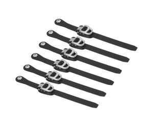 TOYANDONA 6 Correas Ajustables para Patines de Hockey con Hebilla Ligera, Kit de 6 Piezas para Reemplazo y Sujeción Segura, Compatibles con Patines en Línea y Botas de Esquí,