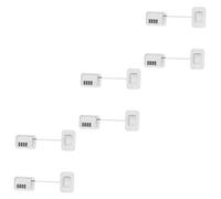 TOYANDONA 6 Juegos Cerradura De Combinación De Cuatro Ruedas Cerraduras Para Niños Para Armarios Bloqueo De Nevera Cerrar Bebé Con Candado Aleación De Zinc Horno