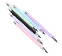TOYANDONA 6 Lápices para Siempre sin Afilar Diseño Creativo, Lápices de Dibujo Duraderos de Plástico y Núcleo para Estudiantes y Adultos