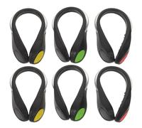 TOYANDONA 6 Luces LED para Zapatillas De Correr con Clip Reflectante De Abs Luces De Seguridad para Correr con Cambio De Color También Aptas para Ciclismo