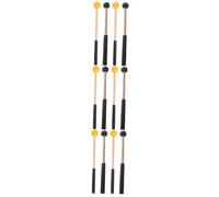 TOYANDONA 6 Pares De Baquetas De Marcha Carillón De Energía Palos De Instrumentos Musicales Mazos De Percusión Musical Baquetas Para Niños Mazos De Tambor Universales Batidores De