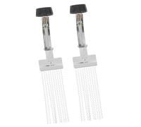 TOYANDONA 6 Piezas Accesorios De Estantería De Alambre De Tambor Fajas Pogo Cables De Trampa Universales Accesorio De Instrumento De Alambre De Trampa De Metal Resortes De Resorte De Medio