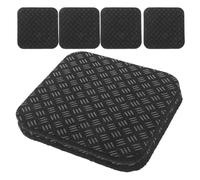 TOYANDONA 6 Piezas Alfombrillas Antideslizantes para Máquinas de Ejercicio Juego de Reducción de Ruido y Protección del Suelo Almohadillas de Absorción de Choques para Cinta de Correr y