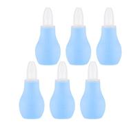 TOYANDONA 6 Piezas Aspirador Reutilizable para Bebés Suave Succión Herramienta de Limpieza Hogar y Viajes