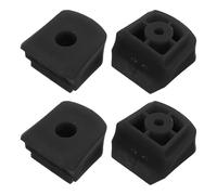 TOYANDONA 6 Piezas Bloque de Freno de Goma Mejora de Agarre y Parada Acelerada Negro para Patines de Ruedas Adecuado para Patinaje Recreativo
