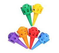 TOYANDONA 6 Piezas Bolas de para Set para Ejercicios de Coordinación Mano para Actividades Jardín y Playa Juego Familiar Divertido y Educativo