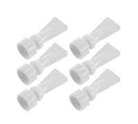 TOYANDONA 6 Piezas Boquilla de Pato para Acuario Blanco de PC Diámetro Interior de 20mm, Previene Desbordes y Modera el Flujo de Agua para Bombas de Pecera