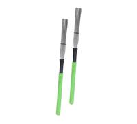 TOYANDONA 6 Piezas cepillo de accesorios baterista cepillo de alambre de cepillo especial para de jazz cepillo de baquetas de madera kit de batería instrumento acero