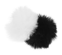 TOYANDONA 6 Piezas cubierta de suéter de micrófono cortavientos microfone lapela auriculares con micrófono correa de control remoto accesorio de grabación cubierta peluda de micrófono peludo