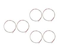 TOYANDONA 6 Piezas De Cuerdas Cuerdas De Pipa Partes Del Arco De Violín Piezas De Repuesto De Pipa Instrumento Accesorios Para Violonchelo Apéndice Artesanal Importante Hilo Suelto Metal