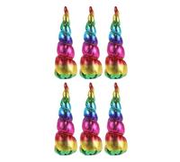 TOYANDONA 6 Piezas Diadema de Unicornio para Niñas con Decoraciones Diy Accesorios de Fiesta para Cumpleaños y Vacaciones Adornos para Disfraces