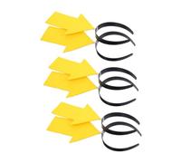 TOYANDONA 6 Piezas Diademas de Amarillas Accesorios de Fiesta para Halloween y Carnaval para Niñas y Adultos