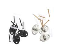 TOYANDONA 6 Piezas Gancho de Techo de Acero Inoxidable para Colgar en Casa | Montaje Superior Multipropósito, Superficie Pulida sin Rebabas, para Techos y Objetos de Almacenamiento