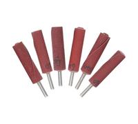 TOYANDONA 6 Piezas Juego de Tambores de Lijado Marrón para Taladro Discos de Láminas de Acero y Tela Esmeril para Pulir y Reparar en Construcción y Hogares