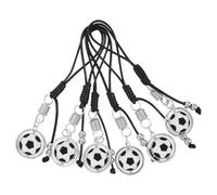 TOYANDONA 6 Piezas Llavero Tamaño 15x2.8x1.5 Cm para Diseño Giratorio y Material de Aleación de Fútbol y Adecuado para Fiestas Deportivas y Celebraciones de Clubes Fiestas Deportivas