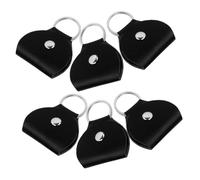 TOYANDONA 6 Piezas Porta Púas De Guitarra Bolsa De Cuero Estuche Pequeño para Púas para Llevar Llavero y Organizar