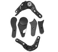 TOYANDONA 6 Piezas Reguladores de Ángulo para Silla Gamer de Accesorios Ajustables para Sillas de E-Sport Compatibles con Múltiples Modelos Color Negro