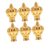 TOYANDONA 6 Piezas Tapones Decorativos para Barra de Cortina Remates Modernos para Extremos de Varillas Accesorios para Ventanas Protección contra Polvo y Diseño Elegante Compatible con