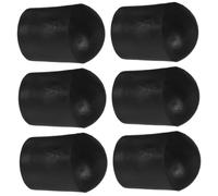 TOYANDONA 6 Protectores Antideslizantes Para Clavija De Violonchelo, Tope De Goma Negro 0,5 Cm De Diámetro, Accesorios De Caucho Duradero Para Estabilidad y Protección Del Suelo, Paquete De 6 Unidades