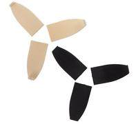 TOYANDONA 6 Puntas para Bastón de Violín y Violonchelo, Accesorios de Plástico Resistentes para Partes de Instrumentos de Cuerda, Kit de 6 Piezas (3 Negras y 3 Claras) para Violinistas
