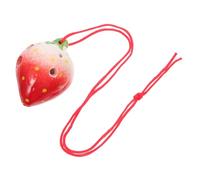 TOYANDONA 6 Silbato De Muerte Azteca Principiantes Practican Instrumento De Viento Ocarina Portátil Cestas o Cajas Para Bodas Collar De Fresa Ocarinas Cerámica Niño Importante