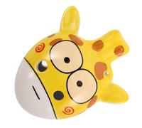 TOYANDONA 6agujero Ocarina De Cerámica Forma De Jirafa Instrumento Musical Para Niño Niña Diseño Divertido y Portátil Para Principiantes Educación Temprana
