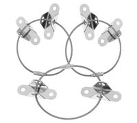 TOYANDONA 6juegos Anclajes De Seguridad Antivuelco Para Muebles De Estraps De Prevención De Caídas Acero Inoxidable Protección Muebles