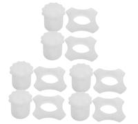 TOYANDONA 6juegos Anillos De Micrófono Antideslizantes Glow in The Dark para Micrófonos Inalámbricos Accesorios para Ktv y