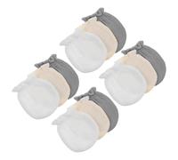 TOYANDONA 6pares Guantes de Antiarañazos de Meses Mitones Unisex de Mitones para Recién Nacidos y Bebés Función de Dentición para Uso Diario y Protección Manos