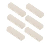 TOYANDONA 6piezas Almohadillas De Soporte Para Reposacuerdas Para Cuello De Accesorios Para Instrumentos Blanco