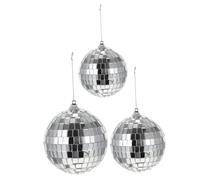 TOYANDONA 6piezas Bolas De Discoteca Espejo Colgantes Decoración Chic Para Fiestas Cumpleaños y Bodas y Accesorios De Fiesta Brillantes y Duraderos