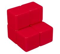 TOYANDONA 6piezas Dados Plásticos para Enseñanza Cubos Escritos para Proyectos y Actividades Educativas Adultos